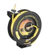 Fleming Supply Retractable Air Hose Reel, 3/8-inch x 100ft Rubber Hose with 300 PSI Max, Wall, Ceiling 761791FMG